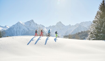 Schneeschuhwandern im Brandnertal mit singlereisen.de