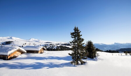 Schneeschuhwandern für Singles auf der Alm in Südtirol mit singlereisen.de